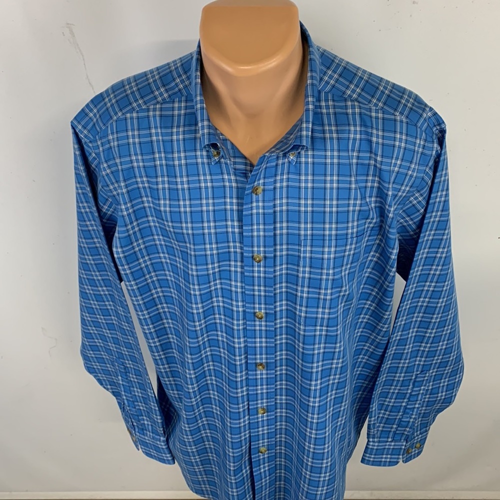 L.L. Bean long sleeve button down collar shirt. L - Picture 3 of 7